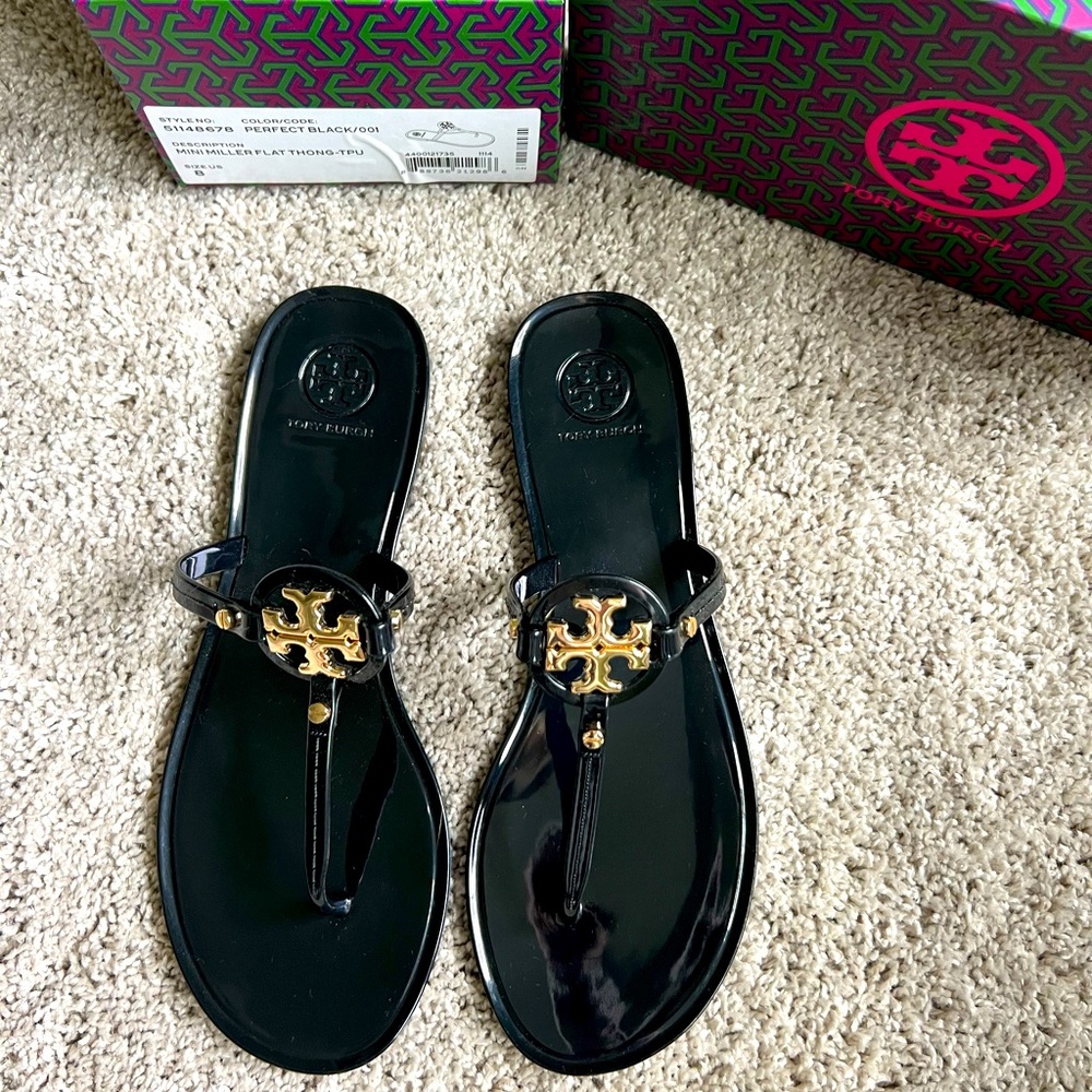 TORY BURCH: MINI MILLER JELLY THONG SANDAL
